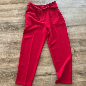 Top Shop, Red Pants, Size 6